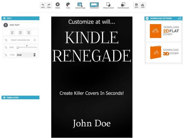 How to Use the Book Cover Renegade Software