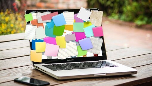 Laptop-with-Stickies