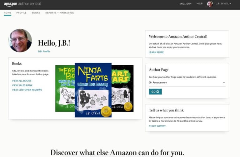 Introduction to Amazon’s Author Central (2020)