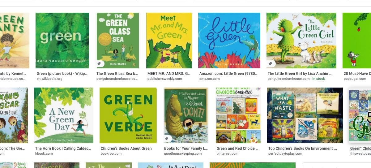 Green children s books Google Search