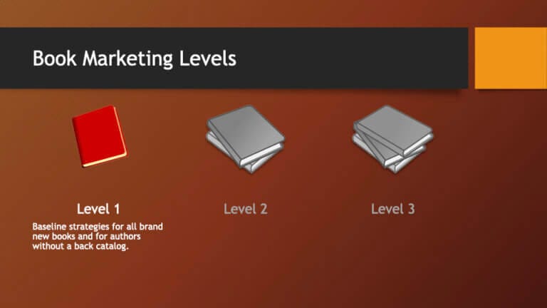Marketing Levels for Books – Level 1