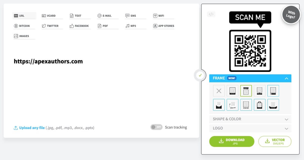 QR Code Generator Create Your Free QR Codes