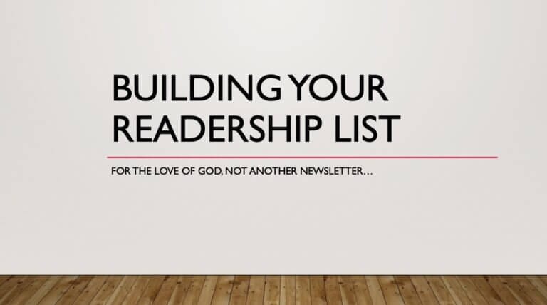Training #223 – How to Build a Huge Authors Platform & Create Lifelong Fans of Your Books! with Amy Collins (Part 2 of 3)