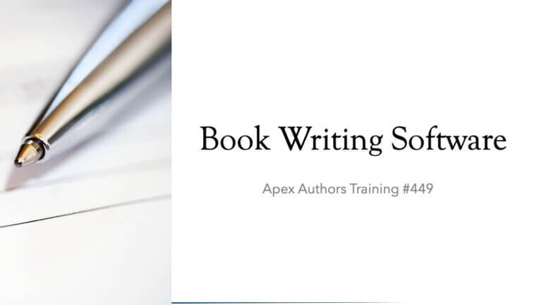 Book Writing Software
