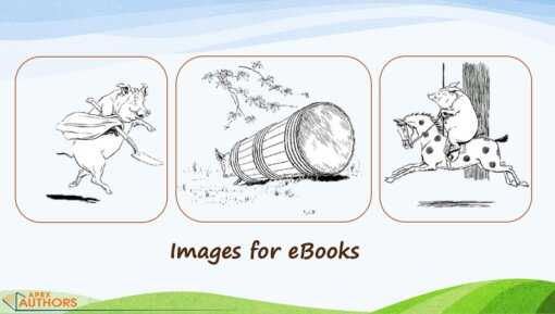 Images for eBooks with 3 spot illustrations of the 3 Little Little Pigs
