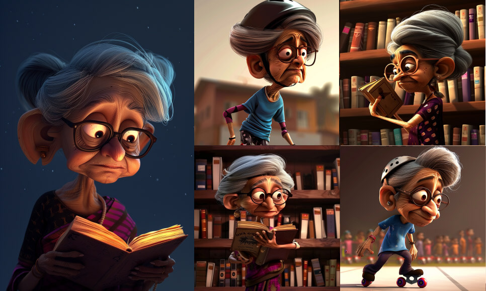 524 Older Librarian Portraits