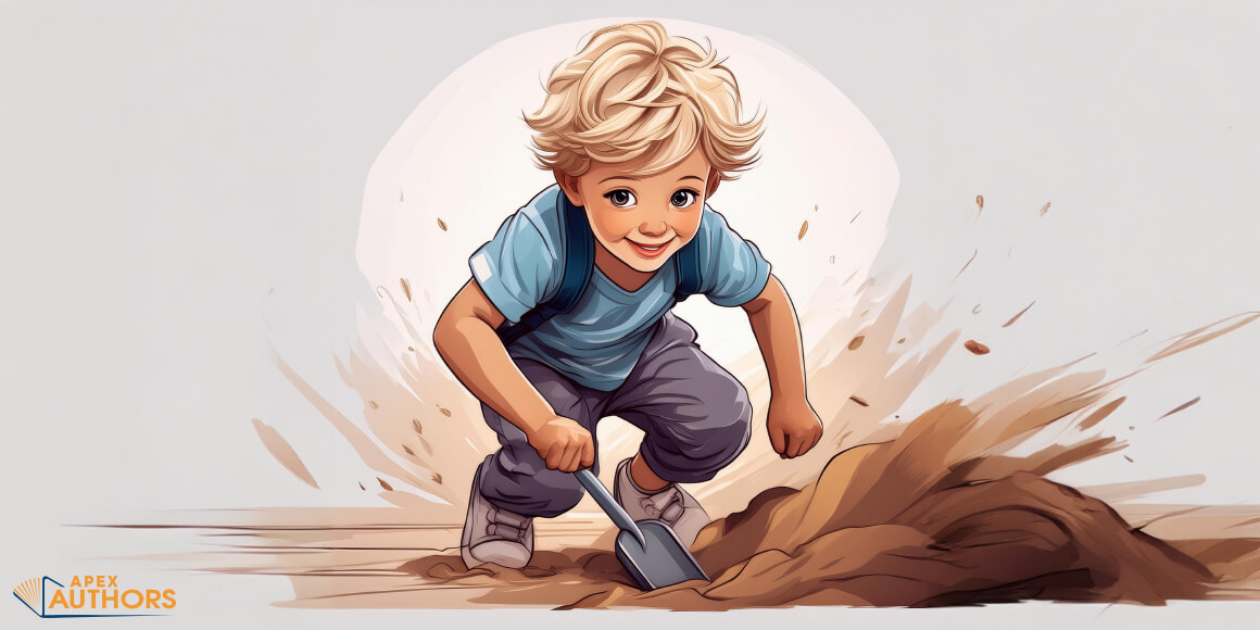 Boy in sandbox