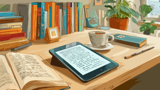 maineblaine_A_digital_tablet_displaying_an_ebook_with_an_ASIN_f2bdf9c2-e9f4-4f39-813b-b0384d691e0f_1